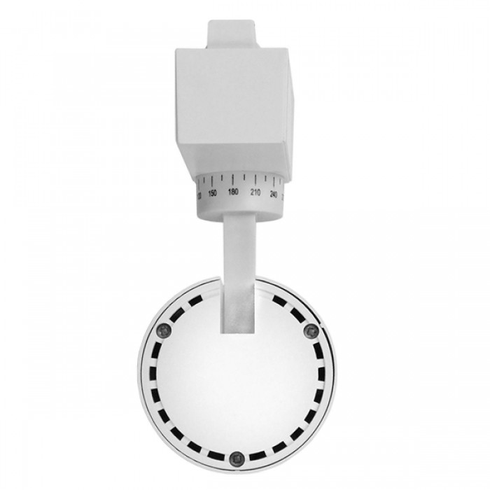 Globostar S-40016 Μονοφασικό Bridgelux COB LED Λευκό Φωτιστικό Σποτ Ράγας 20W 230V 2600lm 30° Ψυχρό Λευκό 6000k