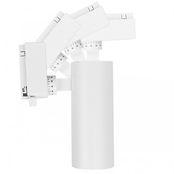 Globostar S-40018 Μονοφασικό Bridgelux COB LED Λευκό Φωτιστικό Σποτ Ράγας 20W 230V 2400lm 30° Θερμό Λευκό 3000k