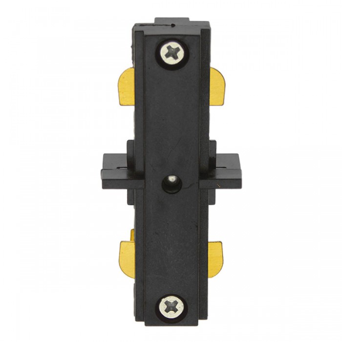 GloboStar S-40046 Διφασικός Connector 3 Καλωδίων Συνδεσμολογίας Γιώτα (Ι) για Μαύρη Ράγα Οροφής