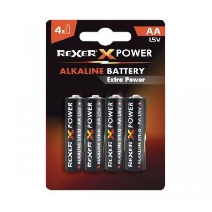 REXER X POWER Αλκαλικές Μπαταρίες Extra Power RXBA2 &#8211; AA04P 1,5V (4pcs/blister) ΚΟΥΤΙ ΣΥΣΚΕΥΑΣΙΑΣ 12 BLISTER