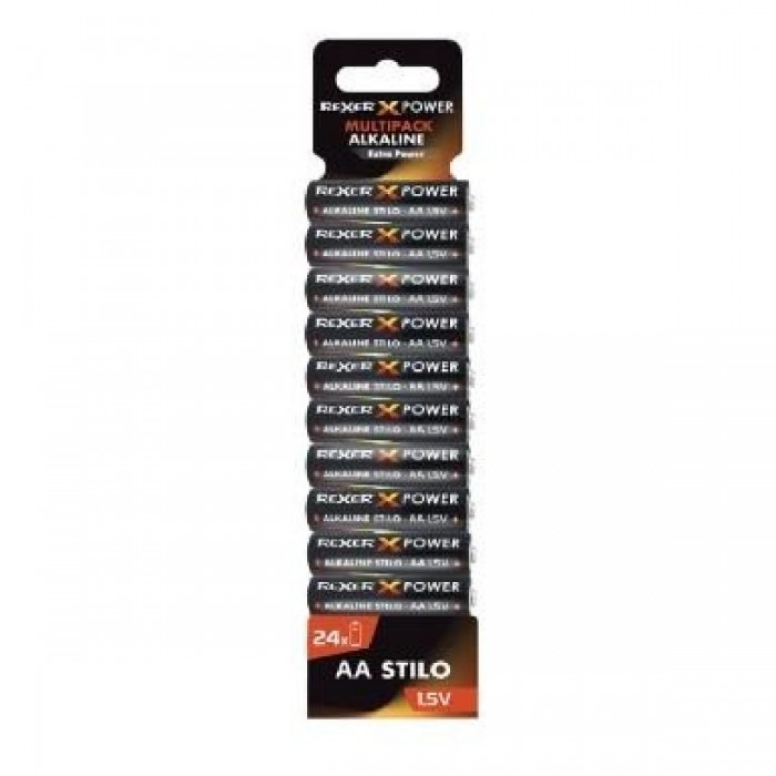 REXER X POWER Αλκαλικές Μπαταρίες Extra Power RXBA2 &#8211; AA 24P 1,5V (ΣΥΣΚΕΥΑΣΙΑ 24pcs)