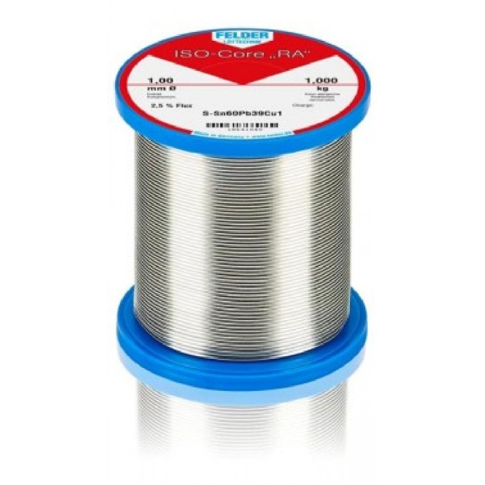 ΚΟΛΛΗΣΗ FELDER 1.0mm 1000gr  RA S-Sn60Pb40 με αλοιφη  18601040