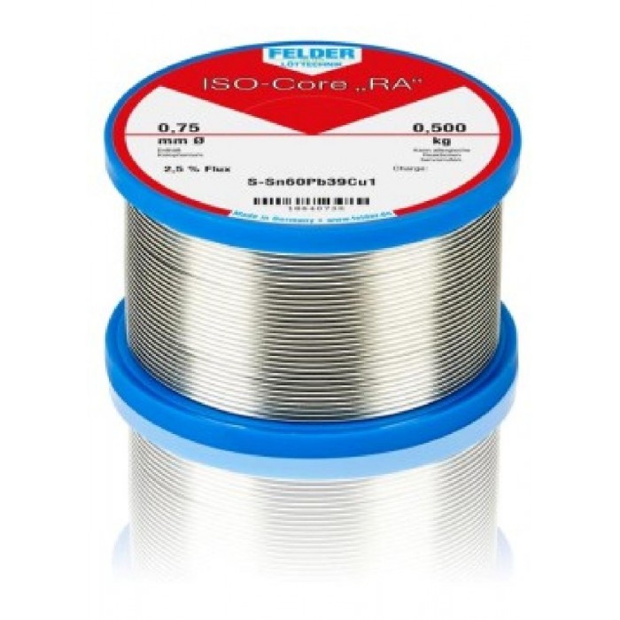 ΚΟΛΛΗΣΗ FELDER 0.75mm 500gr  RA S-Sn60Pb40 με αλοιφη 18600730