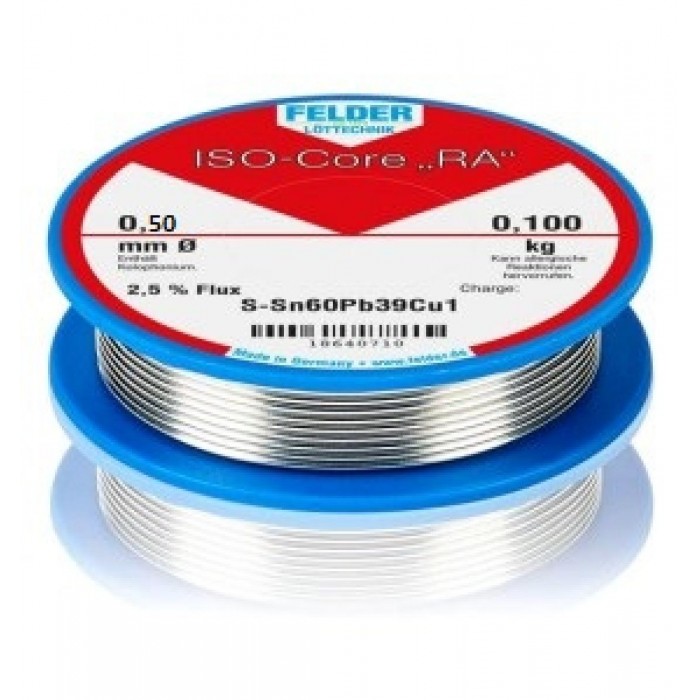 ΚΟΛΛΗΣΗ FELDER 0.50mm/100gr RA S-Sn60Pb40 με αλοιφη 18600510