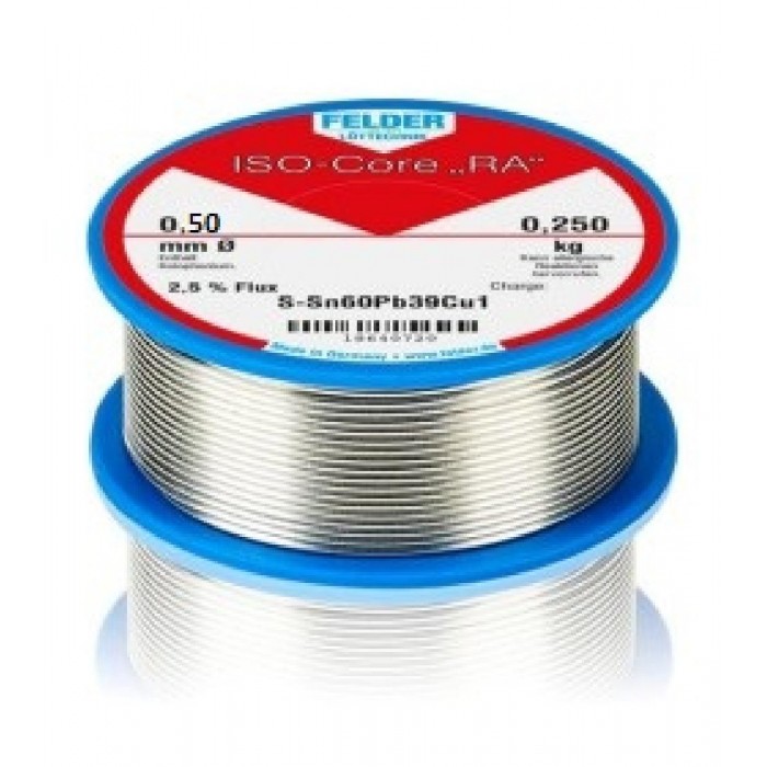 ΚΟΛΛΗΣΗ FELDER 0.50mm 250gr RA S-Sn60Pb40 με αλοιφη 18600520