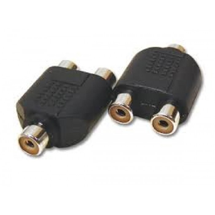 RCA θηλυκό σε 2x RCA θηλυκά