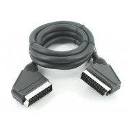 Scart σε Scart 21 pins όλα συνδεδεμένα 1.5μ 0.8mm υψηλής ποιότητας εύκαμπτο καλώδιο Scart σε Scart 21 pins όλα συνδεδεμένα 1.5μ 0.8mm υψηλής ποιότητας εύκαμπτο καλώδιο