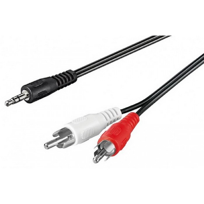 3,5mm 3-Pin Stereo σε 2 RCA stereo 5μ