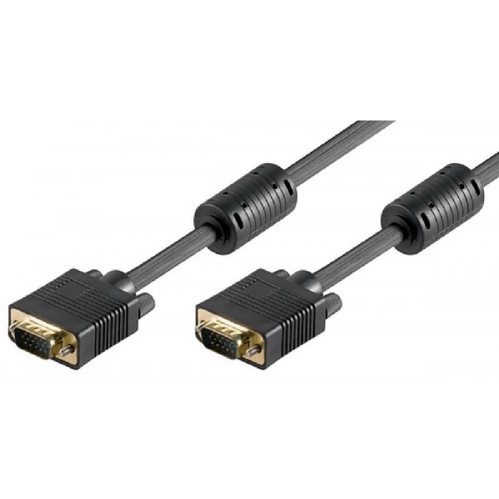 Kαλώδιο 2m VGA αρσενικό σε VGA αρσενικό,HD με φερίτη