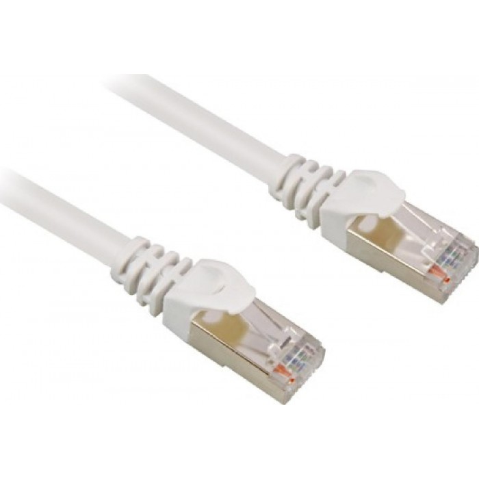 UTP CAT6e Patch Cable Straight Λευκό 0.5mtr CCA