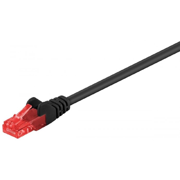 Goobay 2m UTP Patch Cable (Μαύρο) CAT6E CCA