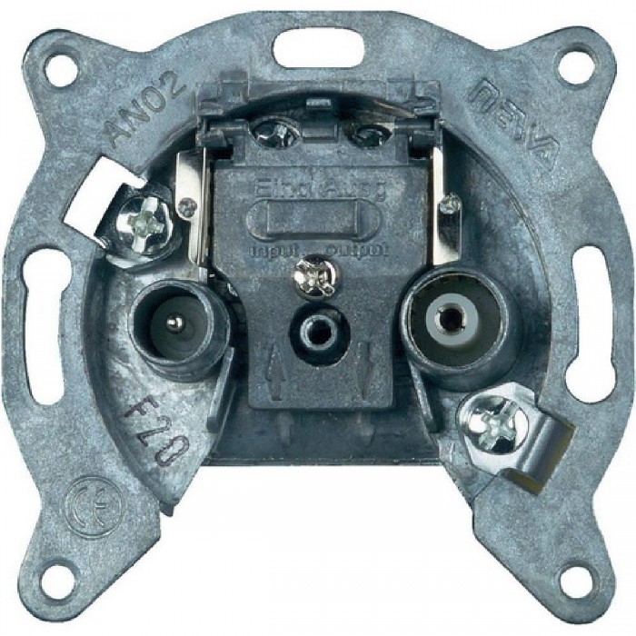 Πρίζα τερματική δύο εξόδων TV-RADIO