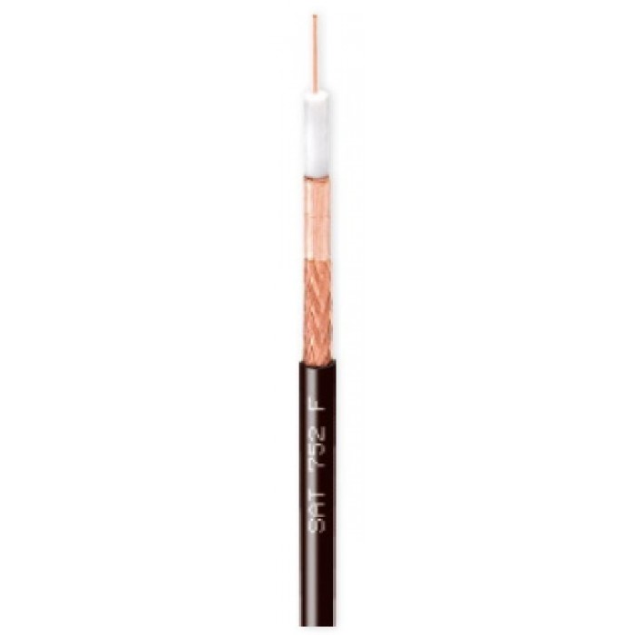 Καλώδιο CAVEL SAT752F (500μ ΜΑΥΡΟ) Διάμετρος : 6,60mm Aγωγός : 1,13mm