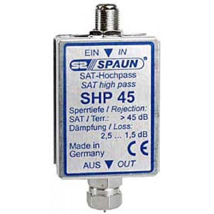 871203 SPAUN SHP45 SAT high pass filter