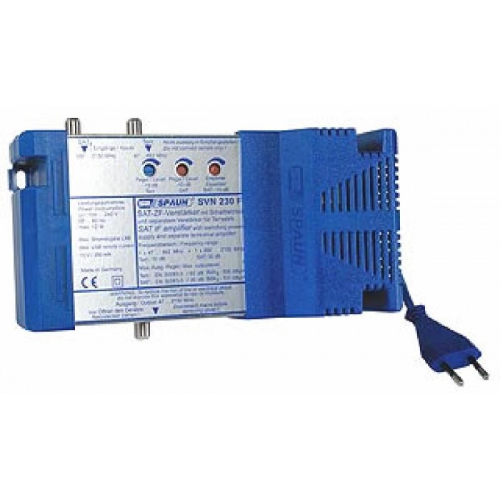 814107 SPAUN SVN230F Ενισχυτής για SAT/επίγεια Ρυθμιζόμενος με ενίσχυση επίγεια: 10dB SAT: 30dB