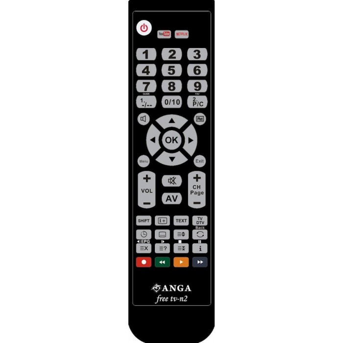 Free TV-N2 (Blister) Τηλεχειριστήριο ANGA