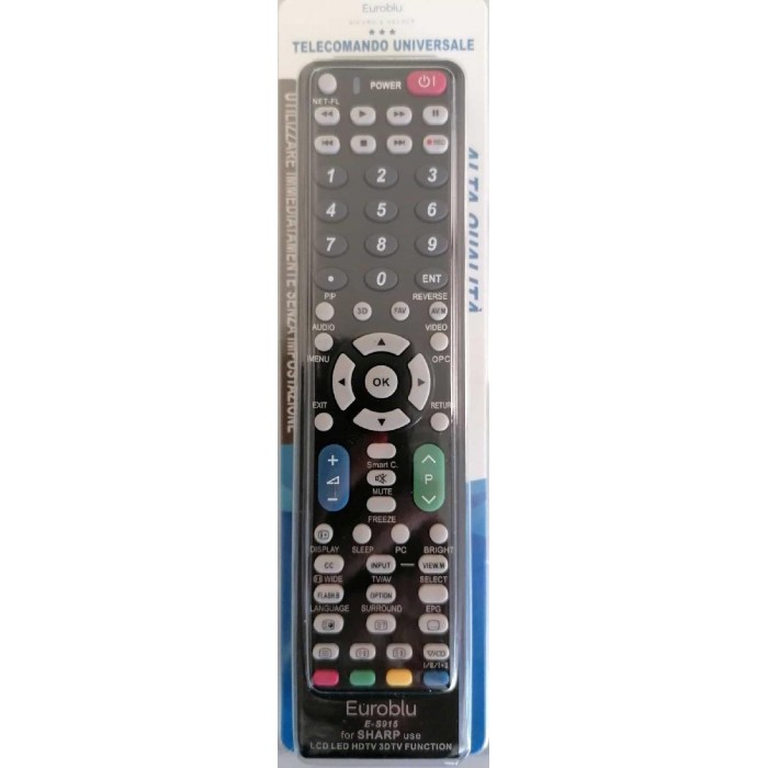 ΤΗΛΕΧΕΙΡΙΣΤΗΡΙΟ EUROBLU E-S915 FOR SHARP