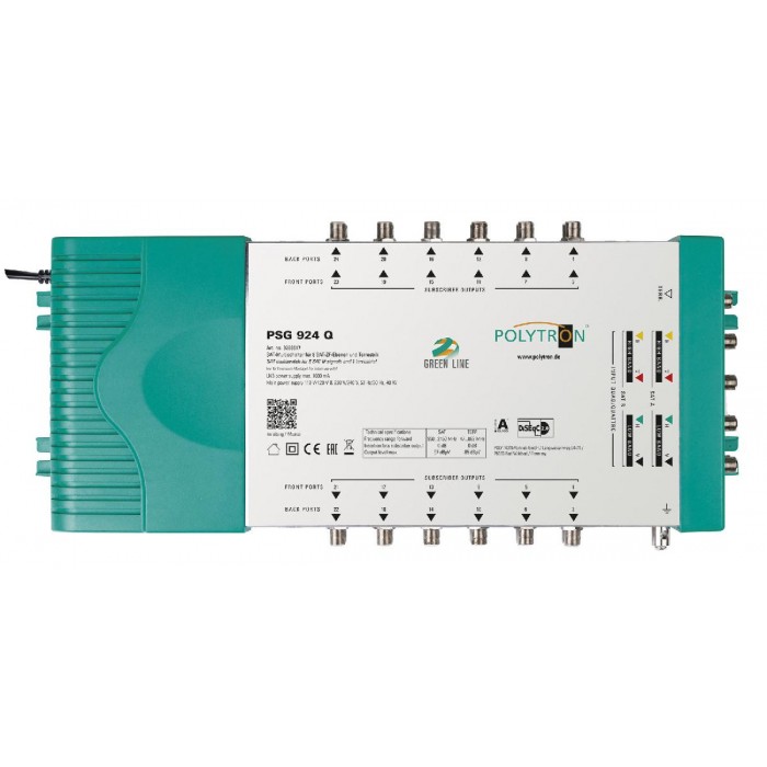 PSG 924Q Πολυδιακόπτης 9/24 ACTIVE(2 Δορυφόροι+ Επίγεια-24 Εξόδους) POLYTRON