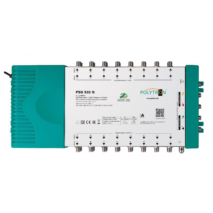 PSG 532Q Πολυδιακόπτης 5/32 (1Δορυφόροι+ Επίγεια-32Εξόδους)POLYTRON