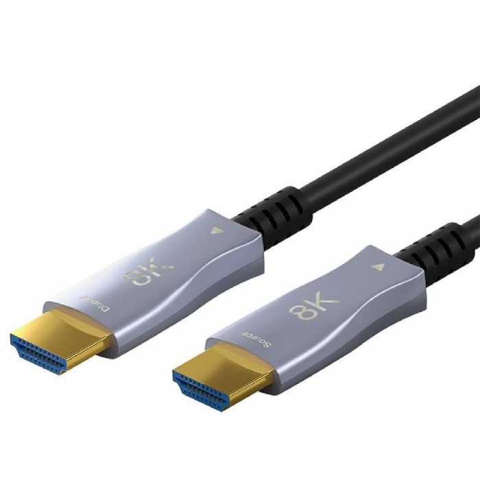 Goobay 30m HDMI Optical Hybrid Ultra High Speed &#8211; 2.1 Version 8K/60kHz με Ethernet (Μαύρο)