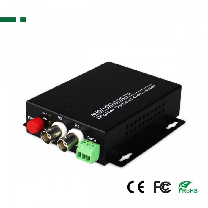 PS-HD2V-1080P ΜΕΤΑΤΡΟΠΕΑΣ ΑΠΟ OPTICAL ΣΕ HD-AHD/CVI/TVI OPTICAL TRANCIVER