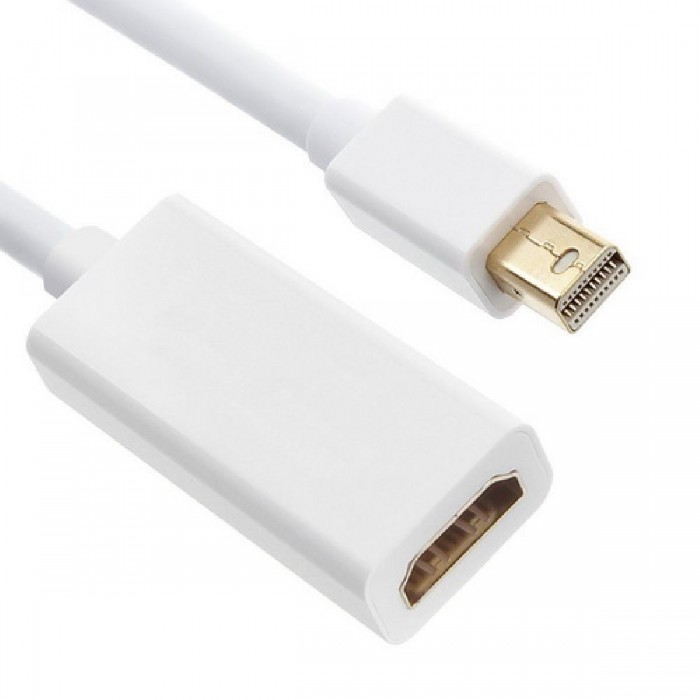 Adapter miniDisplayPort 1.2 αρσενικό σε HDMI (A) θηλυκό με ήχο (12cm) Adapter miniDisplayPort 1.2 αρσενικό σε HDMI (A) θηλυκό με ήχο (12cm)