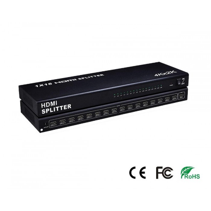 ANGA PS-M1016-4K-2 HD 4K HDMI Splitter 1&#215;16