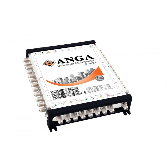 ANGA AQ-9/24 ΠΟΛΥΔΙΑΚΟΠΤΗΣ (2 ΔΟΡΥΦΟΡΟΙ+ ΕΠΙΓΕΙΑ- 24 ΕΞΟΔΟΥΣ) ΕΠΕΚΤΕΙΝΟΜΕΝΟΣΜΕ ΤΡΟΦ/ΚΟ ΜΕ 12V/ 3A