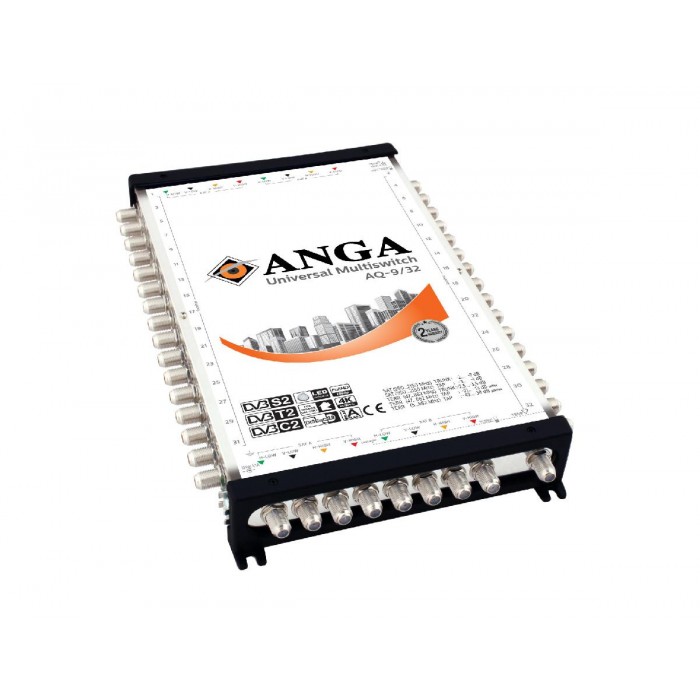 ANGA AQ-9/32 ΠΟΛΥΔΙΑΚΟΠΤΗΣ (2 ΔΟΡΥΦΟΡΟΙ+ ΕΠΙΓΕΙΑ- 32 ΕΞΟΔΟΥΣ) ΕΠΕΚΤΕΙΝΟΜΕΝΟΣΜΕ ΤΡΟΦ/ΚΟ ΜΕ 12V/ 3A