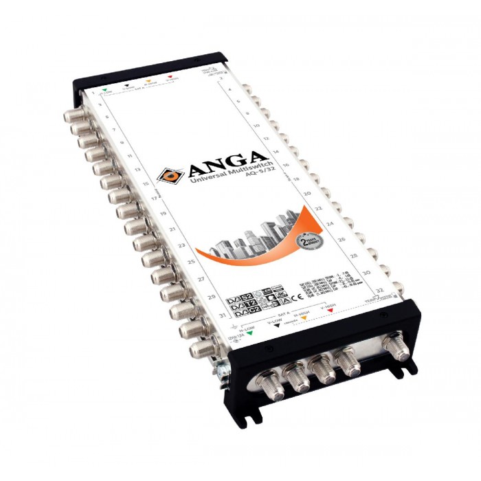 ANGA AQ-5/32 ΠΟΛΥΔΙΑΚΟΠΤΗΣ (1 ΔΟΡΥΦΟΡΟΣ+ ΕΠΙΓΕΙΑ- 32 ΕΞΟΔΟΥΣ) ΕΠΕΚΤΕΙΝΟΜΕΝΟΣ ΜΕ ΤΡΟΦ/ΚΟ ΜΕ 12V/ 3A