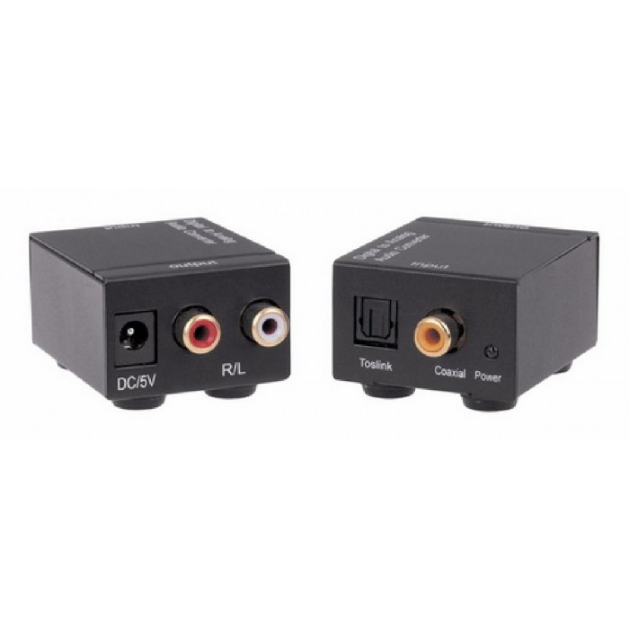 ANGA QA-C102 Μετατροπέας Ψηφιακού Ήχου Toslink ή Coaxial σε Stereo RCA ANGA QA-C102 Μετατροπέας Ψηφιακού Ήχου Toslink ή Coaxial σε Stereo RCA