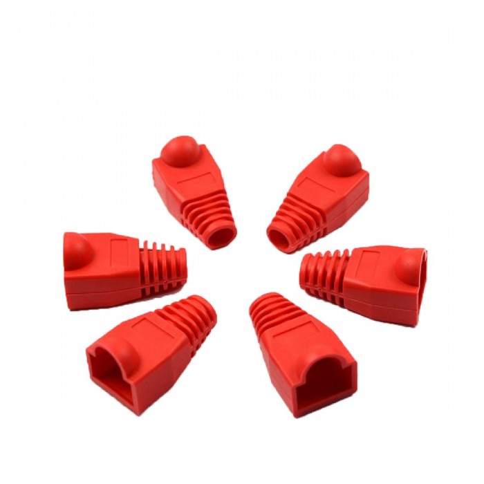 PS-N075R5 ΚΟΚΚΙΝΟ ΓΙΑ CAT5 ΠΡΟΣΤΑΤΕΥΤΙΚΟ ΚΑΛΥΜΜΑ 100ΤΜΧ/ΣΑΚΟΥΛΑΚΙ