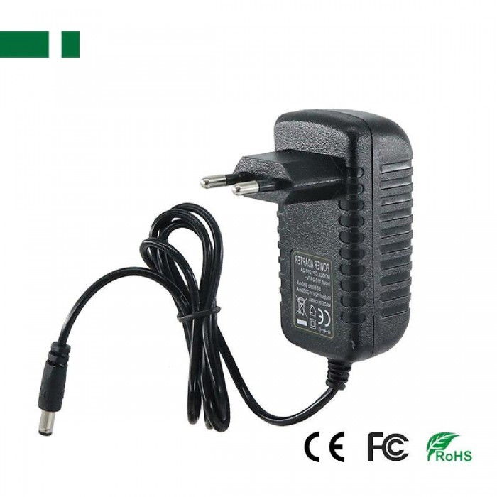 Σταθεροποιημένο τροφ. 12V / 2A / 24W, COMPACT,CP1201-2A με βύσμα 5,5mm/2,5mm