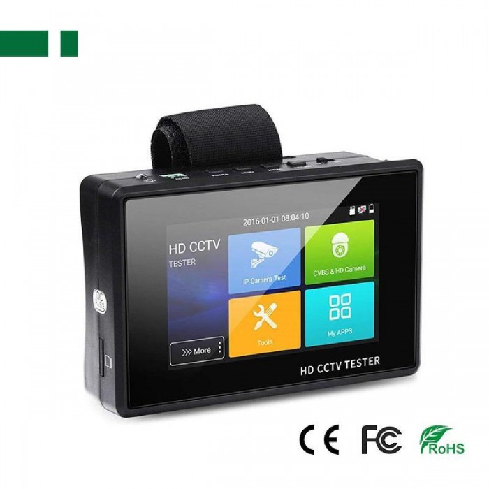 ANGA CPC-18ADH IPC+Analog Camera+POE Power Supply+AHD+CVI+TVI tester, 3.5 inch screen