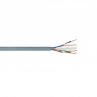 VK/UTP/CAT6 - Καλώδιο τηλεφώνου στρογγυλό, (2x4)x24AWG, γκρι - 305m VK/UTP/CAT6 - Καλώδιο τηλεφώνου στρογγυλό, (2x4)x24AWG, γκρι - 305m