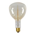 VK/G160/300 - Λάμπα retro, E27, 60W, 2200Κ, 180lm, dimmable, κεχριμπάρι