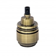 VK/03052/ABS - Ντουί αλουμινίου, E27, antique brass, max 60W VK/03052/ABS - Ντουί αλουμινίου, E27, antique brass, max 60W