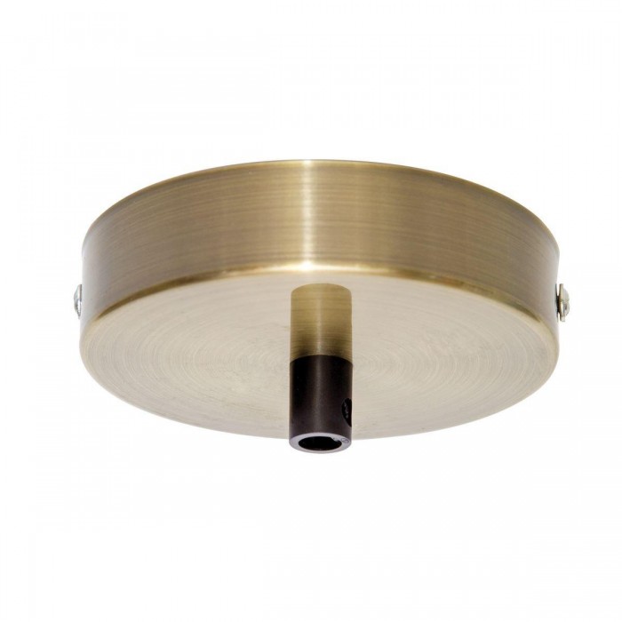 VK/03053/ABS - Ροζέτα οροφής, μεταλλική, antique brass, max 60W