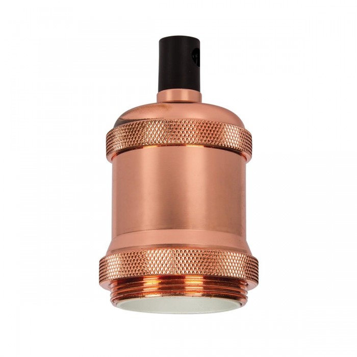 VK/03051/PCOP - Ντουί αλουμινίου, E27, pink copper, max 60W