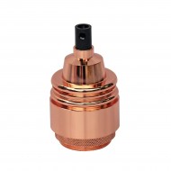 VK/03052/PCOP - Ντουί αλουμινίου, E27, pink copper, max 60W VK/03052/PCOP - Ντουί αλουμινίου, E27, pink copper, max 60W