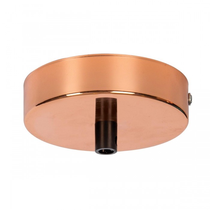 VK/03053/PCOP - Ροζέτα οροφής, μεταλλική, pink copper, max 60W