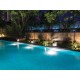 VK/05016/BL - Φωτιστικό Led πισίνας, 12V, 18W, BLUE, 250lm, IP68, ø17.7x11.4cm, γκρι