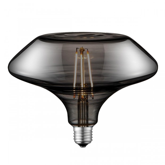 VK/05170/D/E/TM/WW - Λάμπα Led, E27, 4W, 2700Κ, 120lm, Dimmable, διακοσμητική, Filament, σκούρο γκρι VK/05170/D/E/TM/WW - Λάμπα Led, E27, 4W, 2700Κ, 120lm, Dimmable, διακοσμητική, Filament, σκούρο γκρι