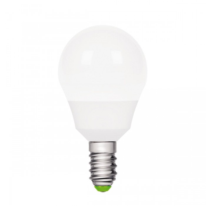 VK/05084/EI/C - Λάμπα Led, E14, 6W, 4000K, 540lm, μίνι σφαίρα, πλαστική, λευκή