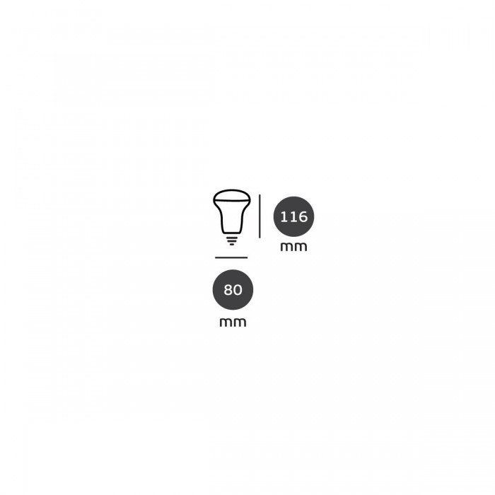 VK/05091/E/D - Λάμπα Led, E27/R80, 10W, 6000K, 1.012lm, 120°, CRI>80