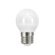 VK/05179/E/W - Λάμπα Led, E27, 9W, 3000K, 810lm, μίνι σφαίρα, πλαστική, λευκή