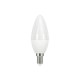 VK/05177/D/EI/W - Λάμπα Led, E14, 9W, 3000K, 806lm, Dimmable, κερί, πλαστική, λευκή