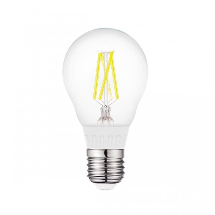 VK/05009/E/W - Λάμπα Led, E27, 4W, 3000Κ, 350lm, Classic, Filament, διάφανη