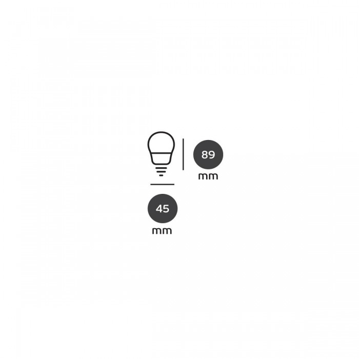 VK/05178/D/EI/D - Λάμπα Led, E14, 9W, 6000K, 806lm, Dimmable, μίνι σφαίρα, πλαστική, λευκή VK/05178/D/EI/D - Λάμπα Led, E14, 9W, 6000K, 806lm, Dimmable, μίνι σφαίρα, πλαστική, λευκή
