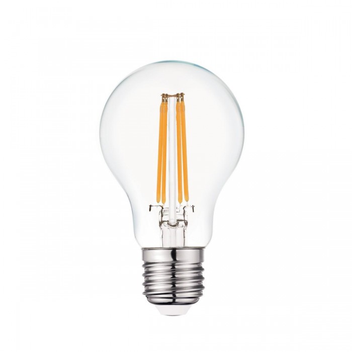VK/05103/E/CL/W - Λάμπα Led, E27, 6.5W, 2700Κ, 806lm, Classic, Filament, διάφανη